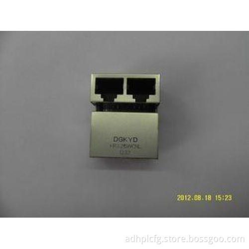 Magnetic RJ45, 10/100M Tab Down SMT RJ45 Network Connector
